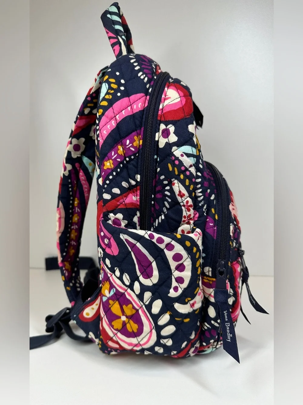 Vera Bradley Essential Compact Backpack Painted Paisley Pattern: See Description